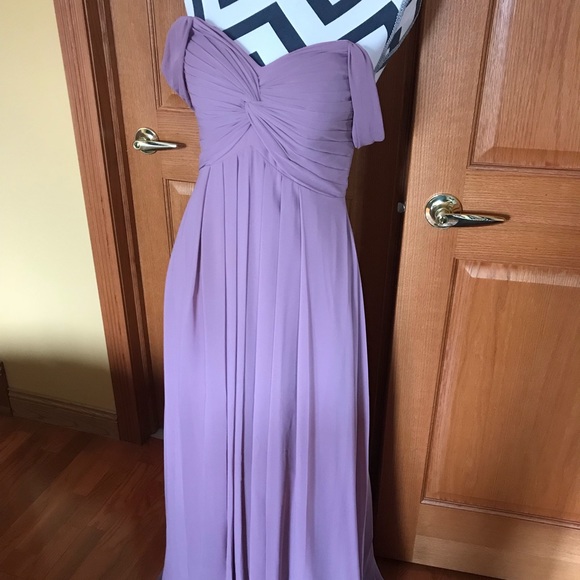 Azazie Kailynn Bridesmaid Dress - Vintage Mauve - Picture 6 of 13